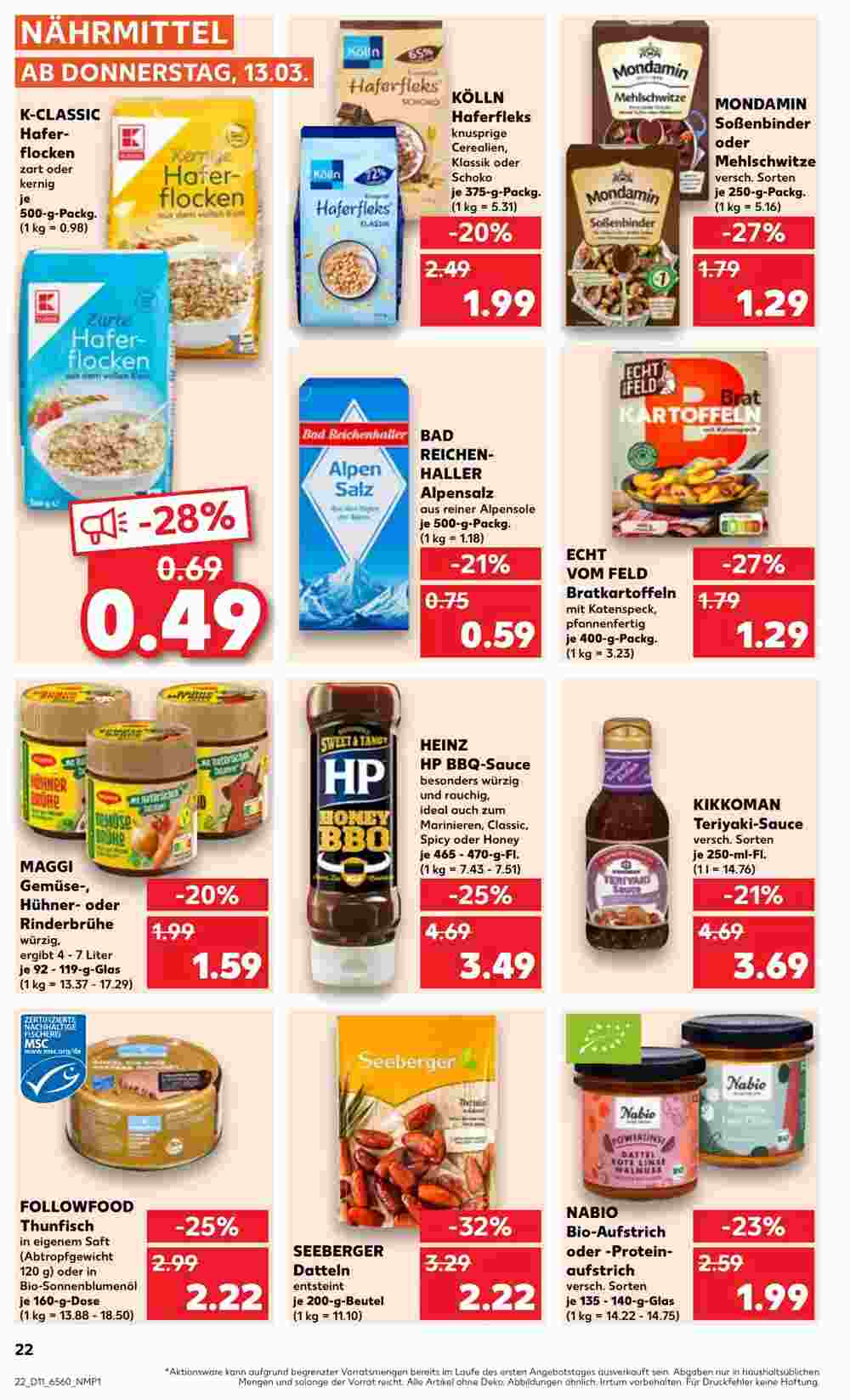 Kaufland Prospekt (ab 13.03.2025) zum Blättern - Seite 22