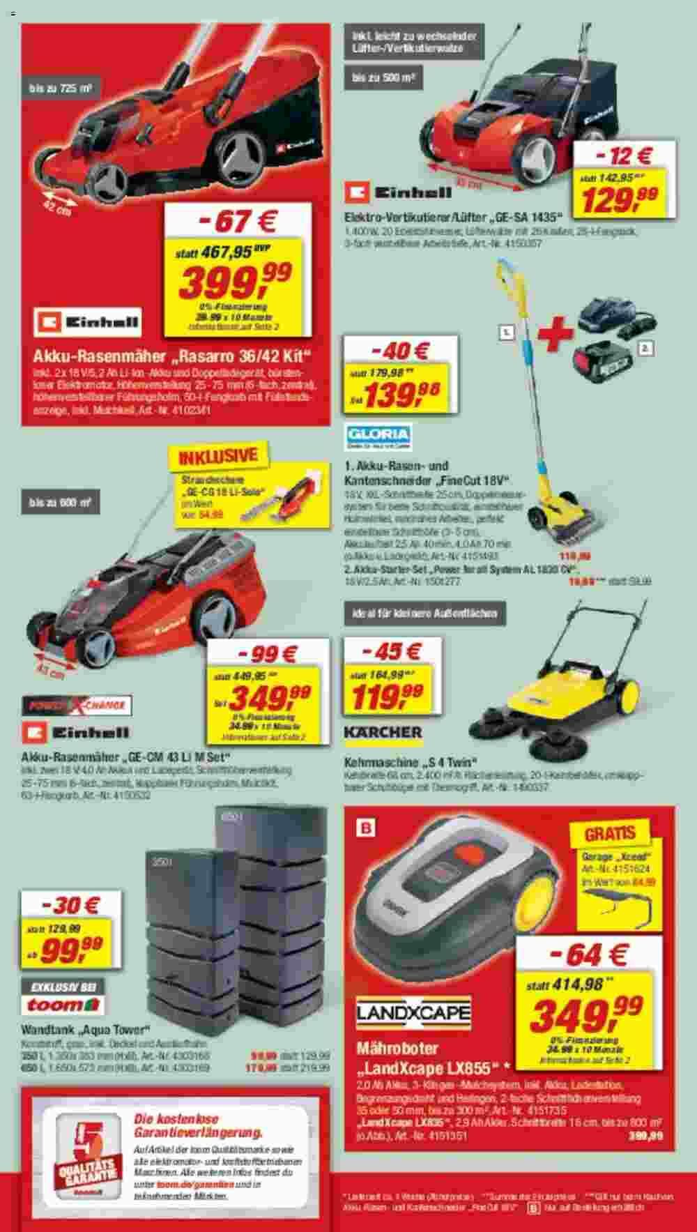 toom Baumarkt Prospekt (ab 15.03.2025) zum Blättern - Seite 14