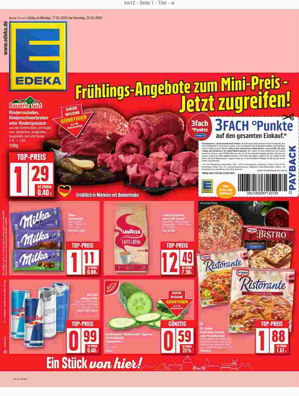 Edeka Prospekt (ab 16.03.2025) zum Blättern - Seite 1