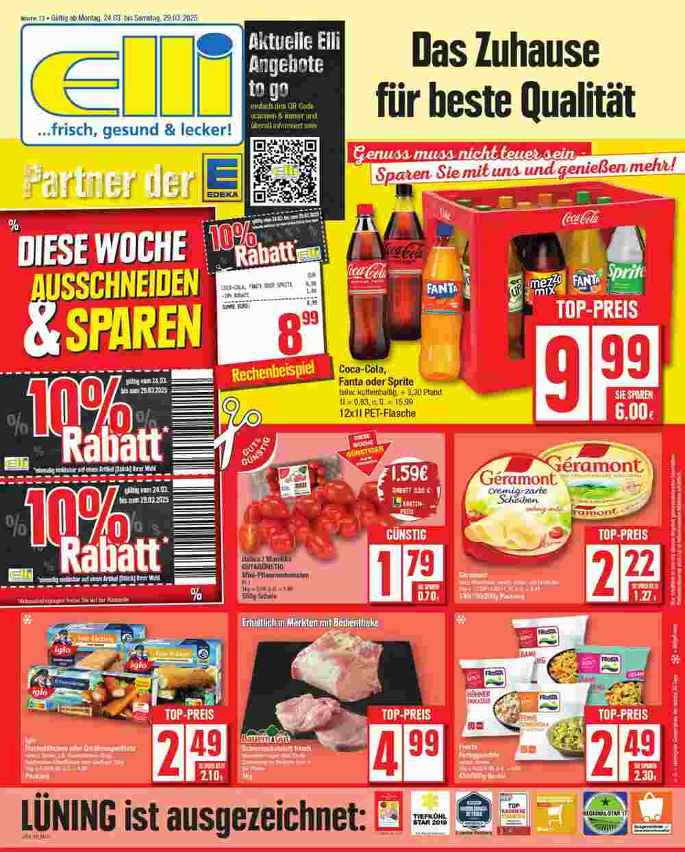 Elli Markt Prospekt (ab 24.03.2025) zum Blättern - Seite 1