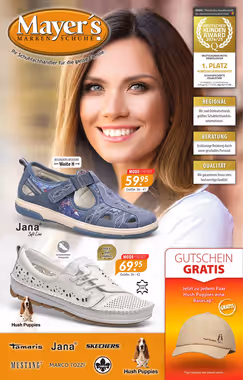 Mayer's Markenschuhe Prospekt (ab 07.04.2025) zum Blättern