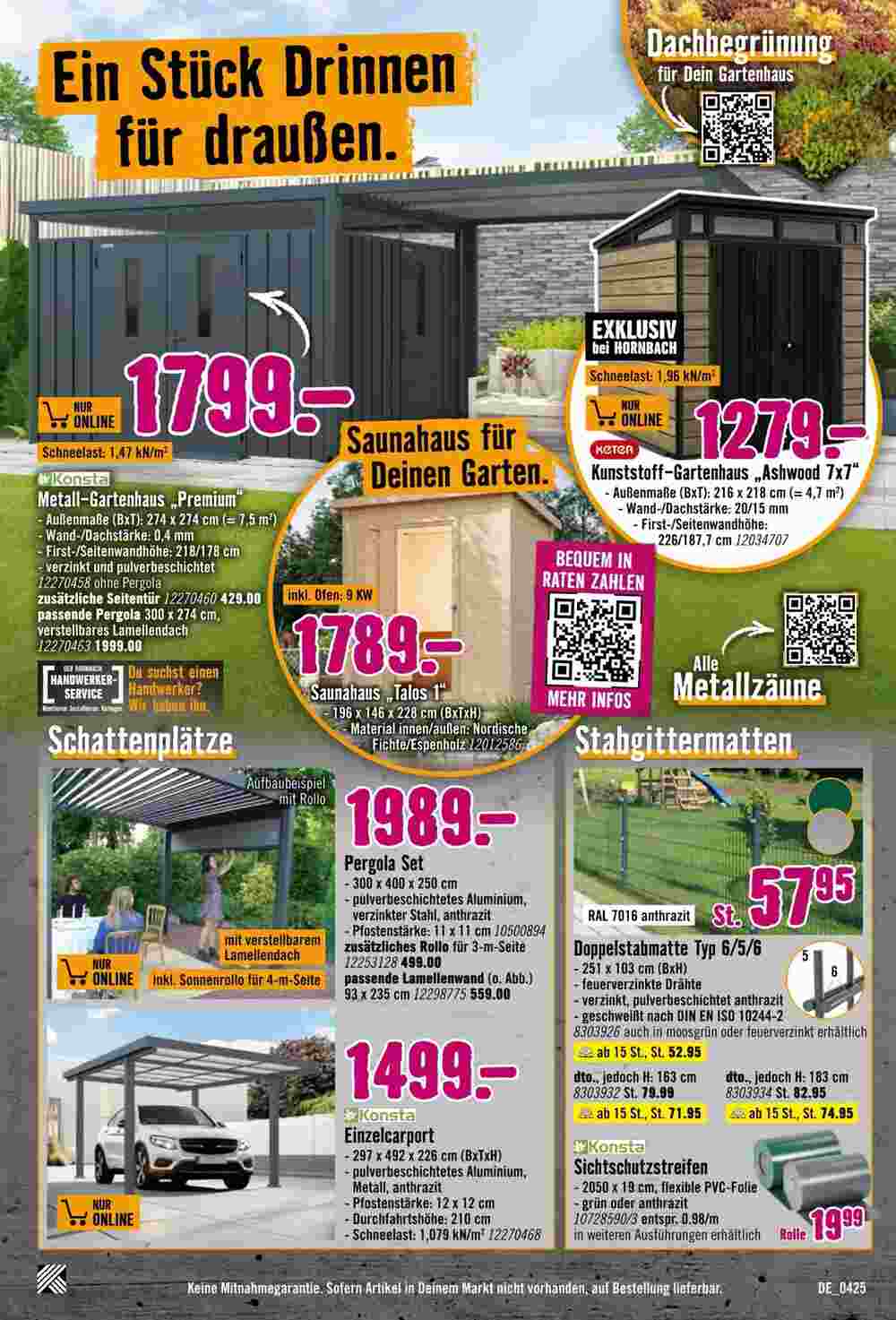 Hornbach Prospekt (ab 09.04.2025) zum Blättern - Seite 22