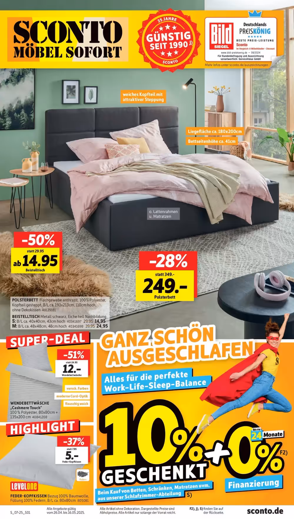 SCONTO Prospekt (ab 25.04.2025) zum Blättern - Seite 1