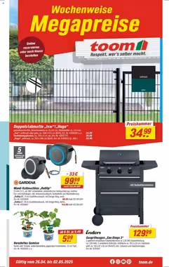 toom Baumarkt Prospekt (ab 26.04.2025) zum Blättern