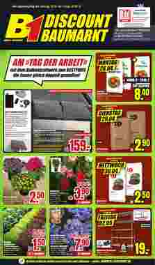 B1 Discount Baumarkt Prospekt (ab 26.04.2025) zum Blättern