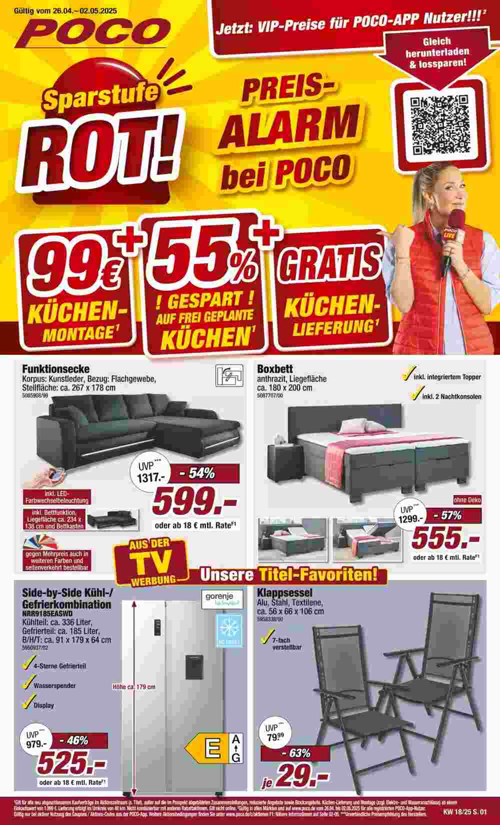 Poco Prospekt (ab 26.04.2025) zum Blättern - Seite 1