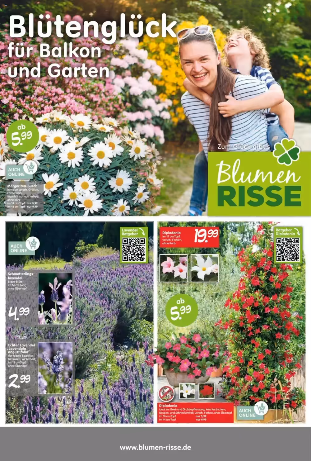 Blumen Risse Prospekt (ab 26.04.2025) zum Blättern - Seite 1