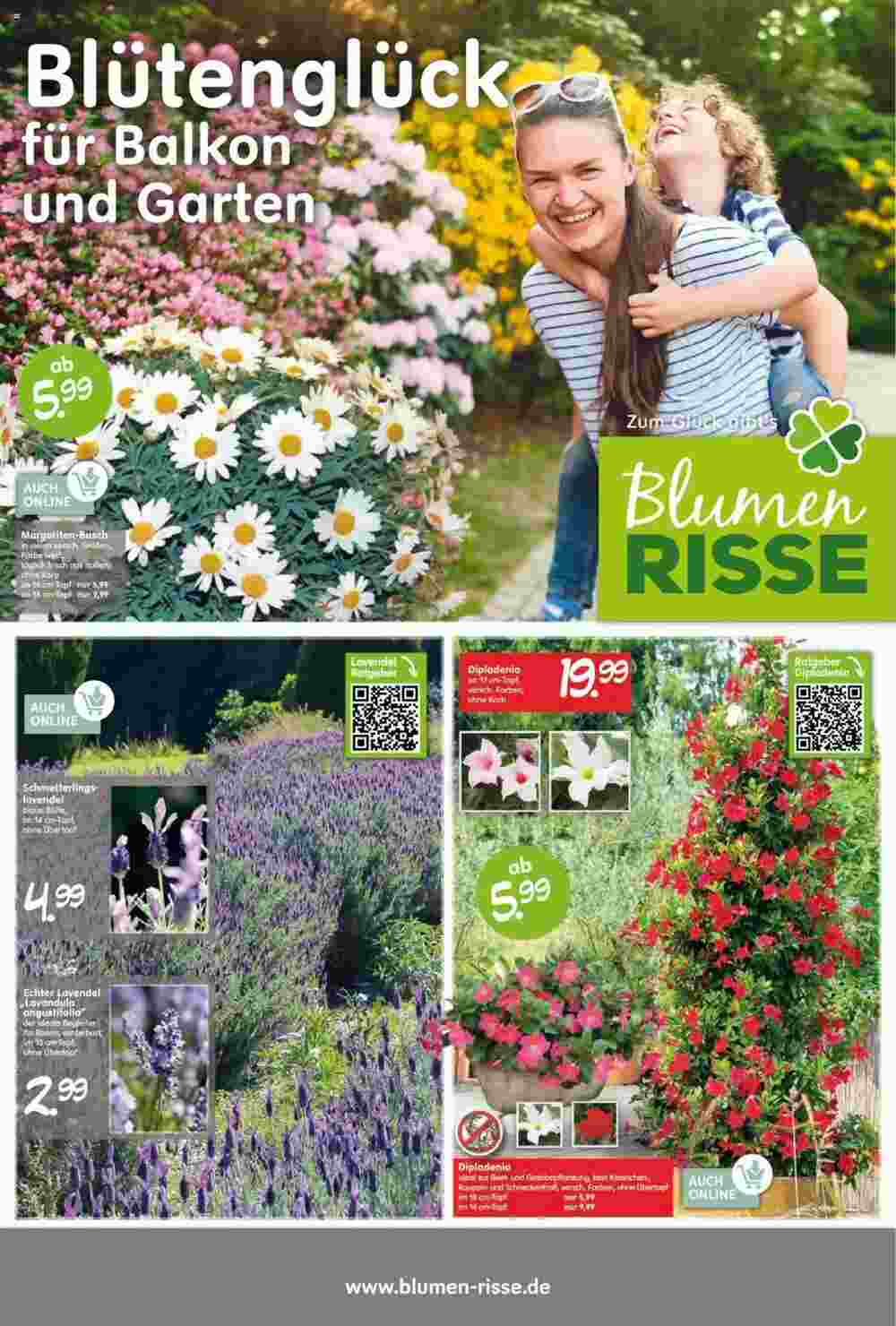 Blumen Risse Prospekt (ab 26.04.2025) zum Blättern - Seite 1
