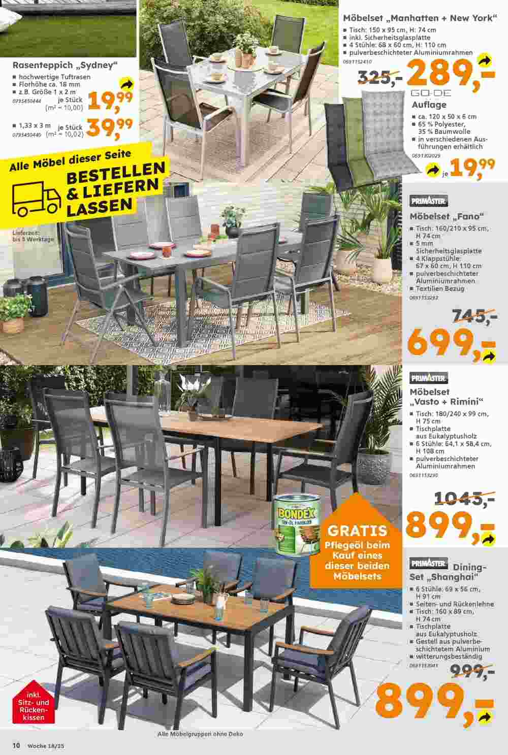 Globus Baumarkt Prospekt (ab 27.04.2025) zum Blättern - Seite 10