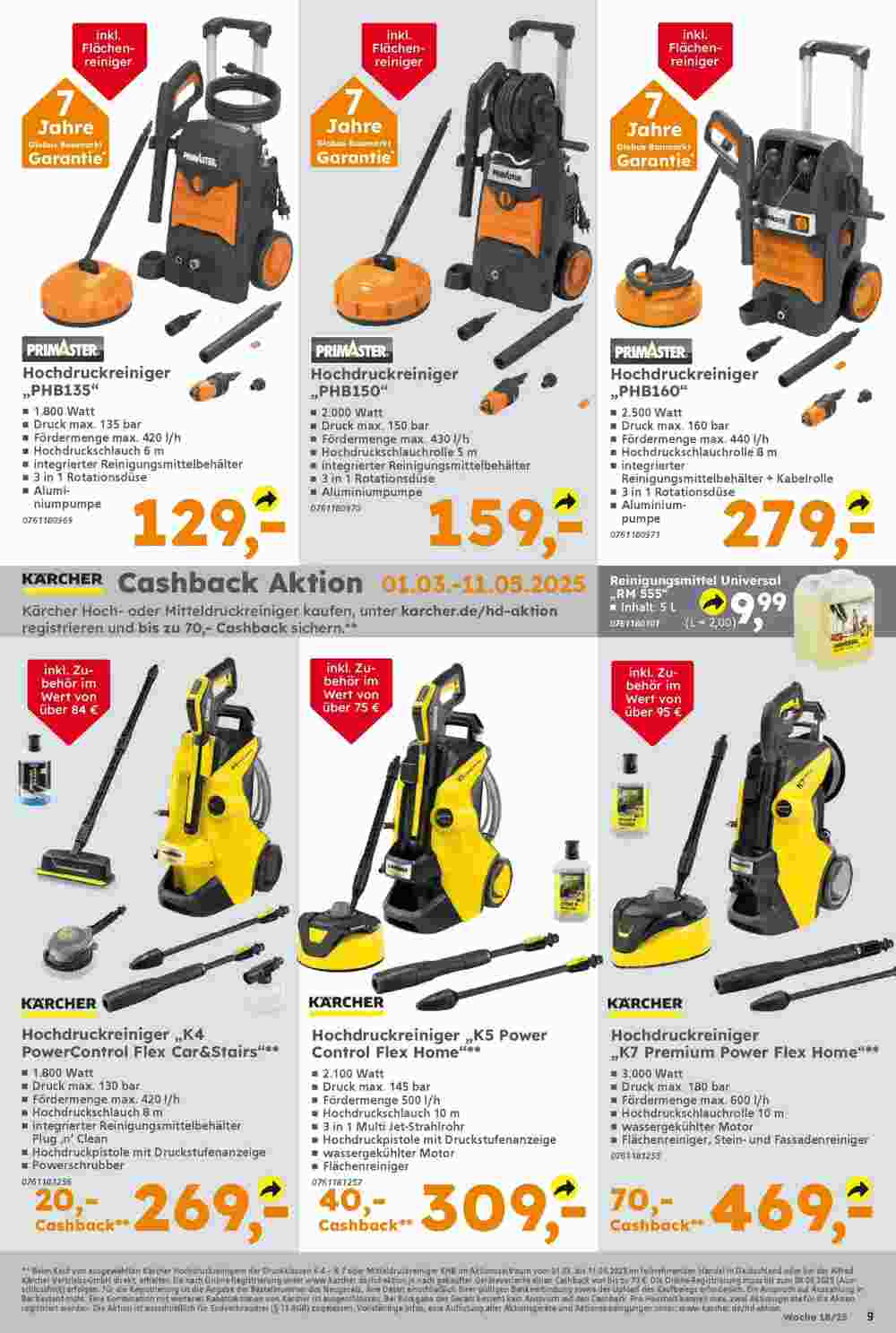Globus Baumarkt Prospekt (ab 27.04.2025) zum Blättern - Seite 9
