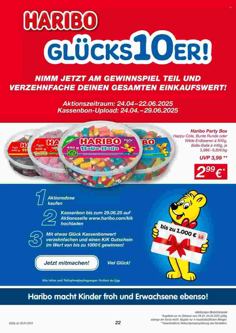 KiK Prospekt (ab 28.04.2025) zum Blättern - Seite 22