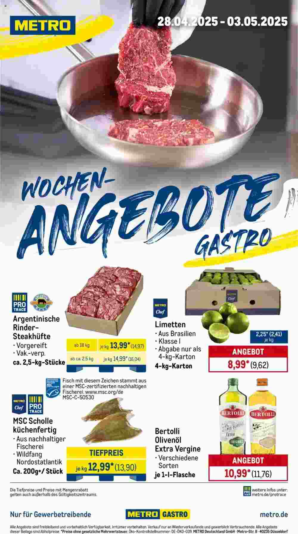 METRO Prospekt (ab 28.04.2025) zum Blättern - Seite 1