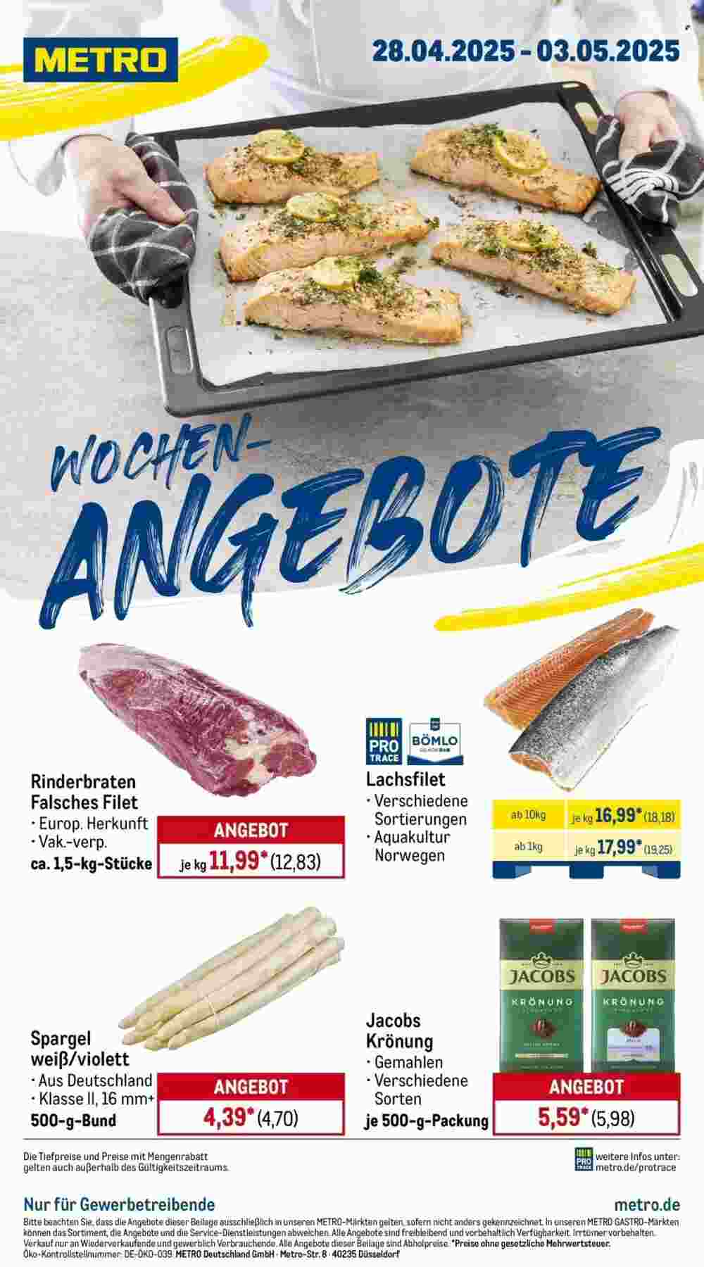 METRO Prospekt (ab 28.04.2025) zum Blättern - Seite 1