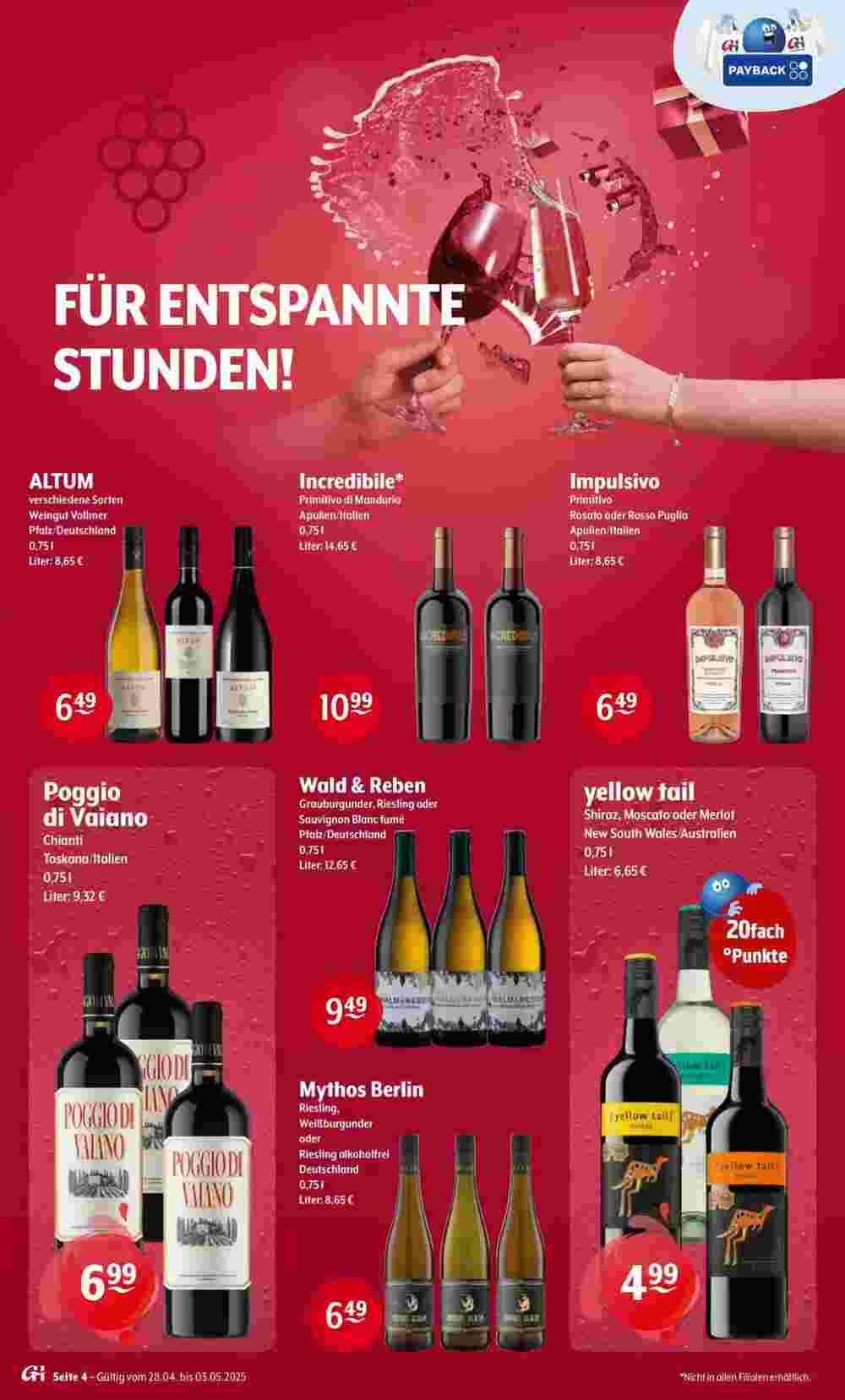 Getränke Hoffmann Prospekt (ab 28.04.2025) zum Blättern - Seite 4