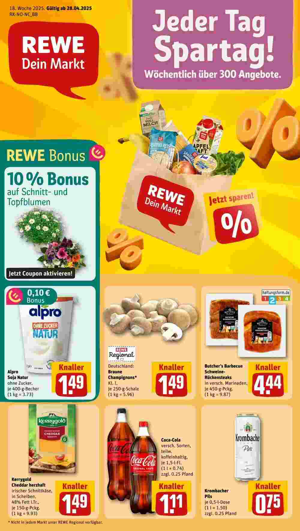 REWE Prospekt (ab 28.04.2025) zum Blättern - Seite 1