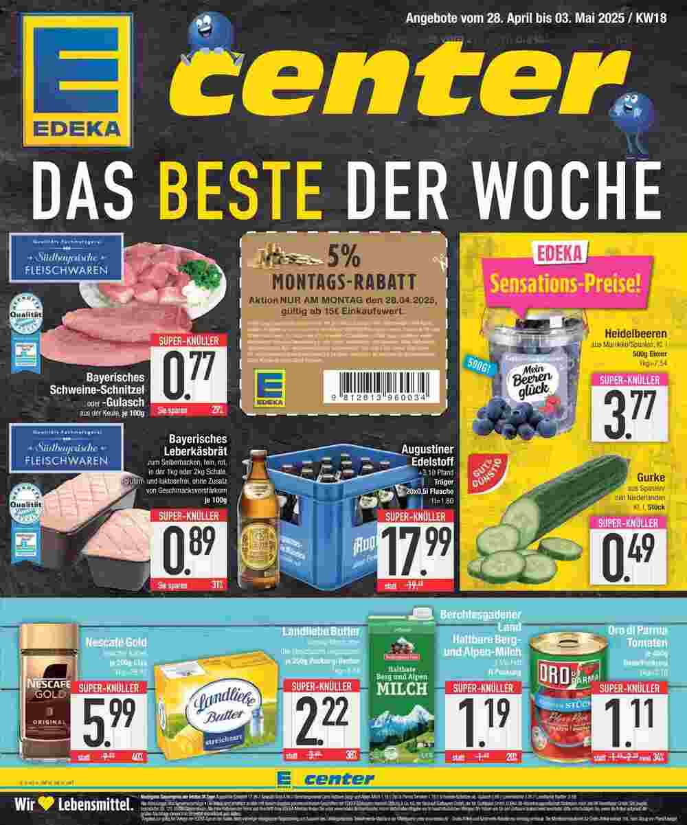 Edeka Prospekt (ab 28.04.2025) zum Blättern - Seite 1