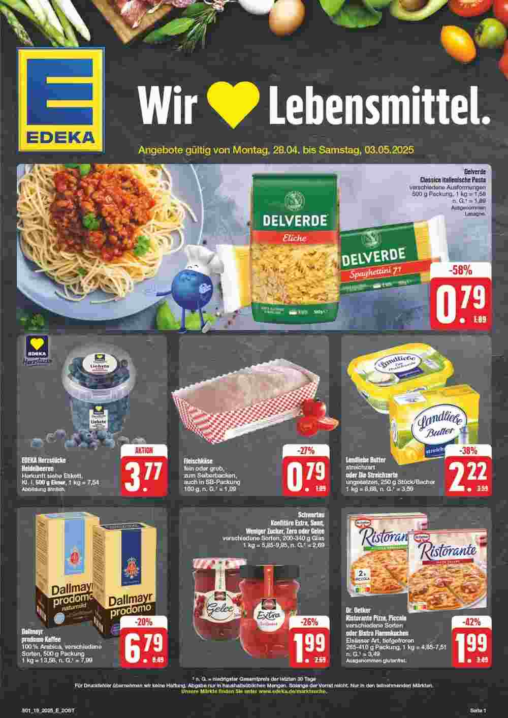 Edeka Prospekt (ab 28.04.2025) zum Blättern - Seite 1