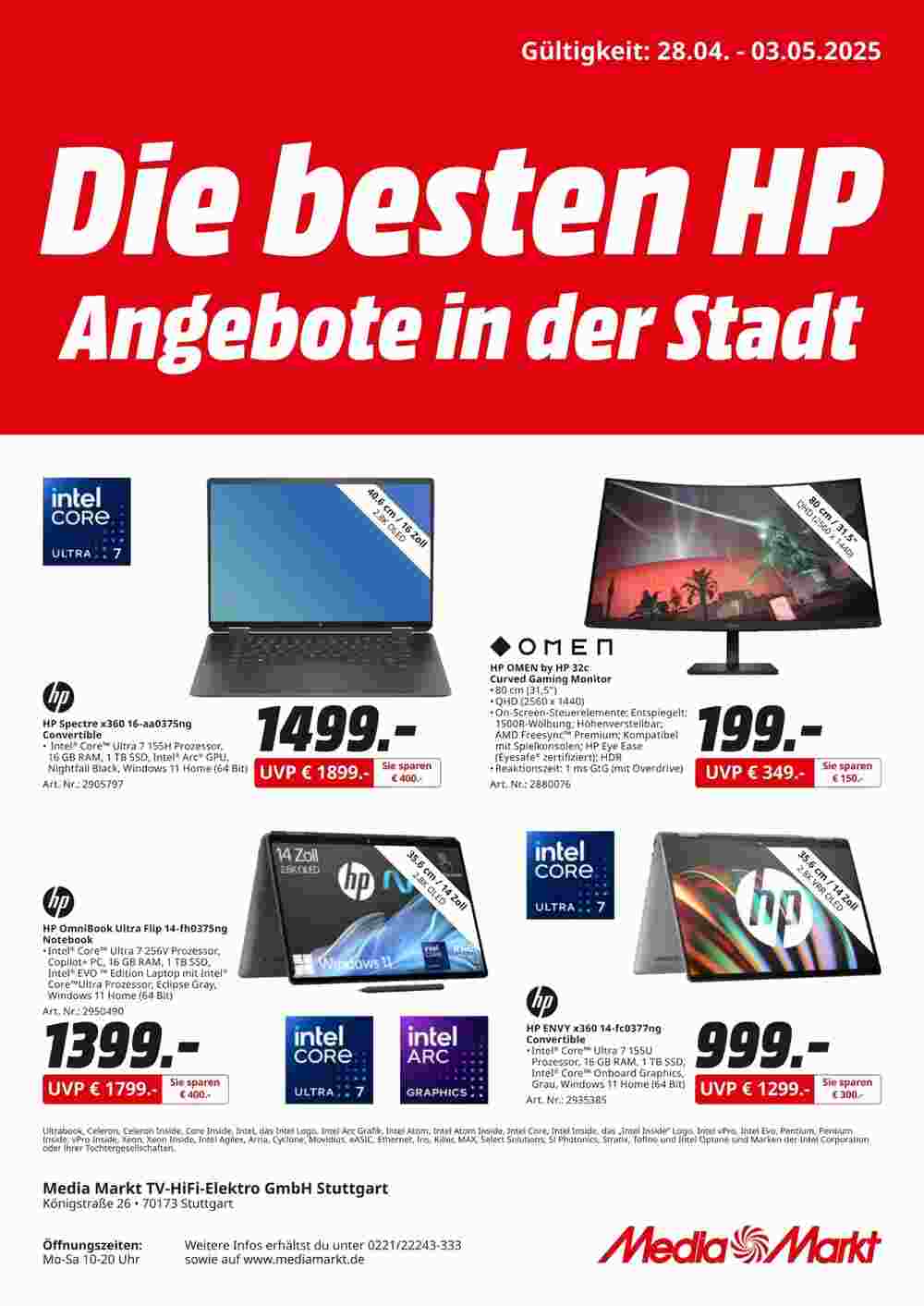 MediaMarkt Prospekt (ab 28.04.2025) zum Blättern - Seite 1