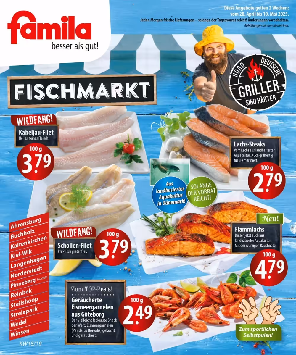 Famila Nord Ost Prospekt (ab 28.04.2025) zum Blättern - Seite 1