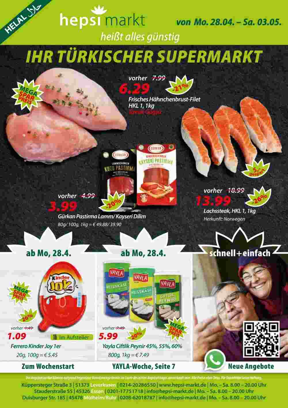 Hepsi-Markt Prospekt (ab 28.04.2025) zum Blättern - Seite 1