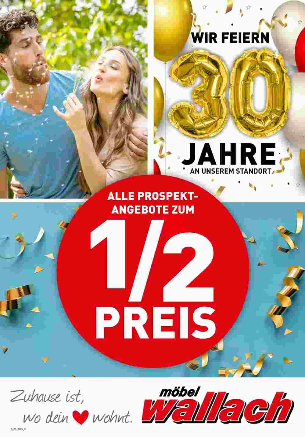 Möbel Wallach Prospekt (ab 28.04.2025) zum Blättern - Seite 1