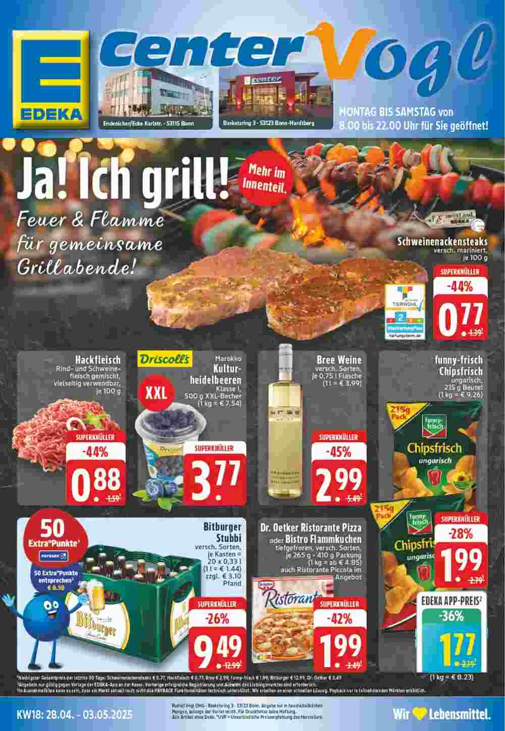 EDEKA Vogl Prospekt (ab 28.04.2025) zum Blättern - Seite 1