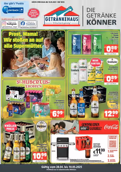 Getränkehaus Prospekt (ab 28.04.2025) zum Blättern