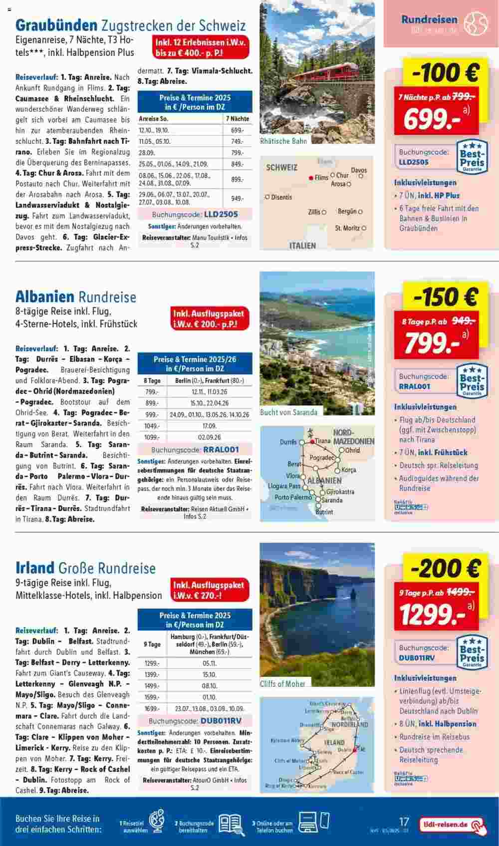 Lidl Reisen Prospekt (ab 29.04.2025) zum Blättern - Seite 17