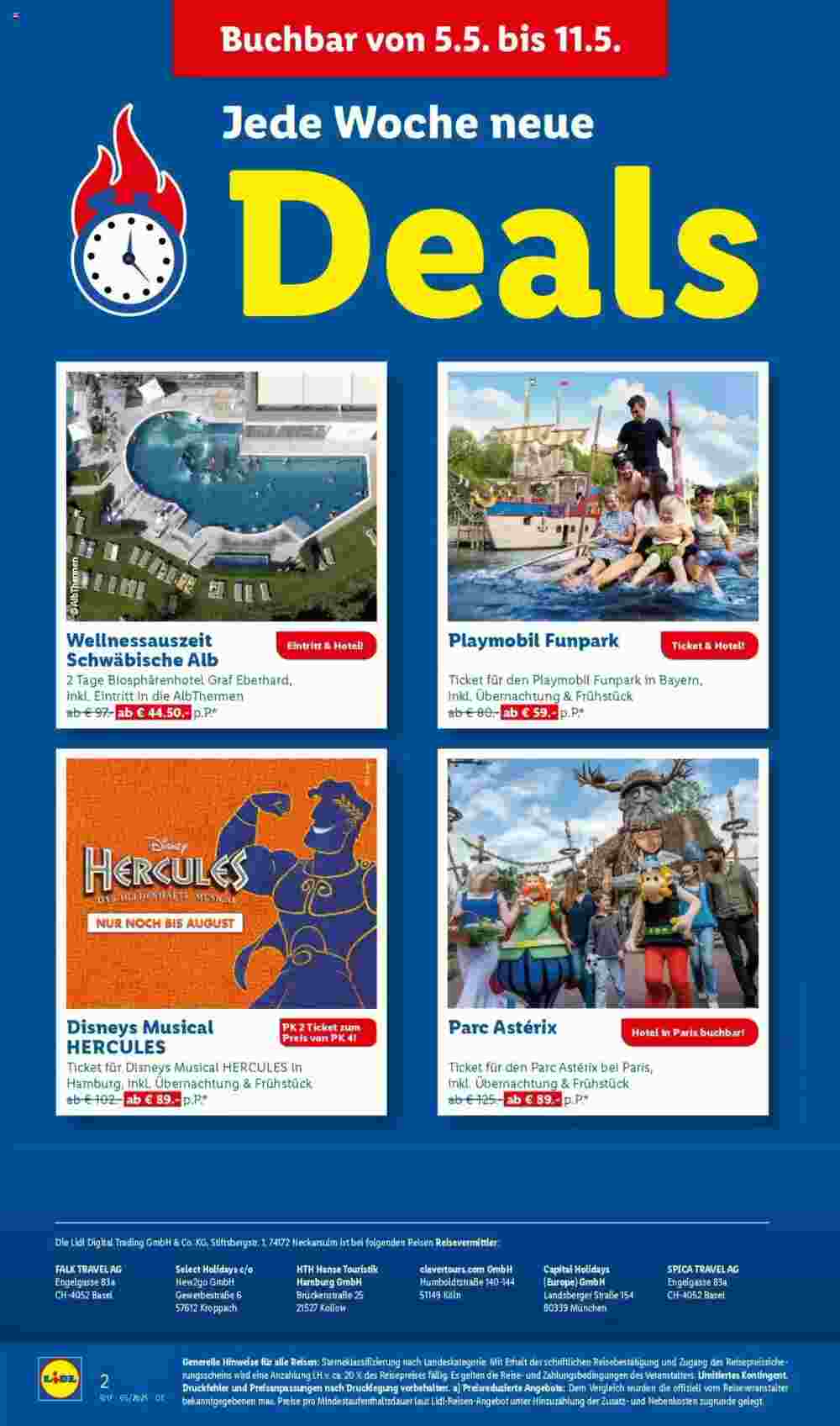 Lidl Reisen Prospekt (ab 29.04.2025) zum Blättern - Seite 2