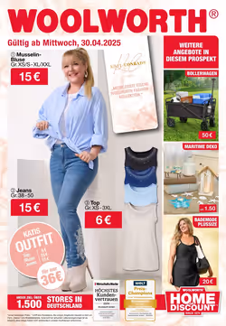 Woolworth Prospekt (ab 30.04.2025) zum Blättern