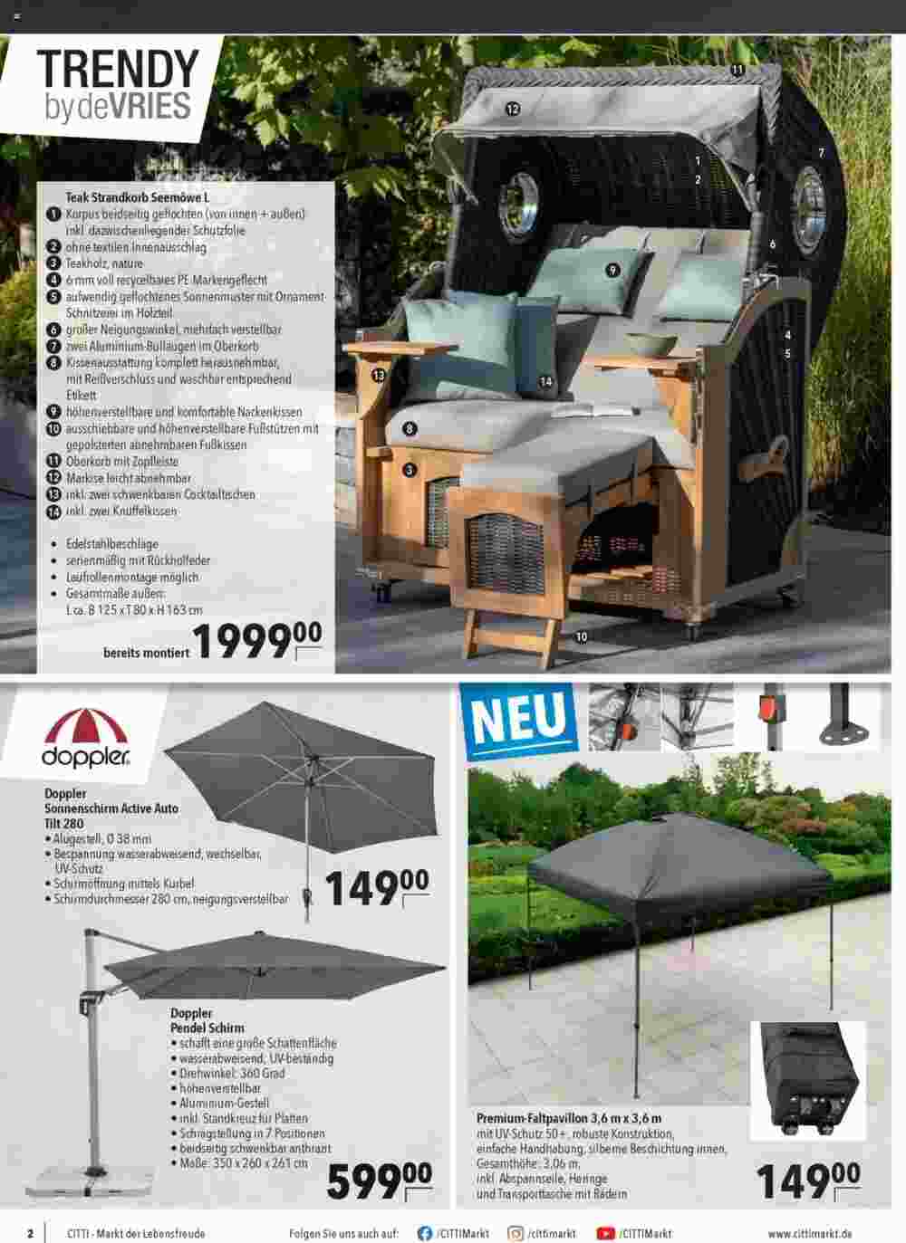 CITTI Markt Prospekt (ab 30.04.2025) zum Blättern - Seite 2