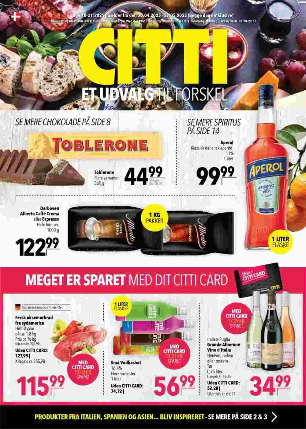CITTI Markt Prospekt (ab 30.04.2025) zum Blättern - Seite 1
