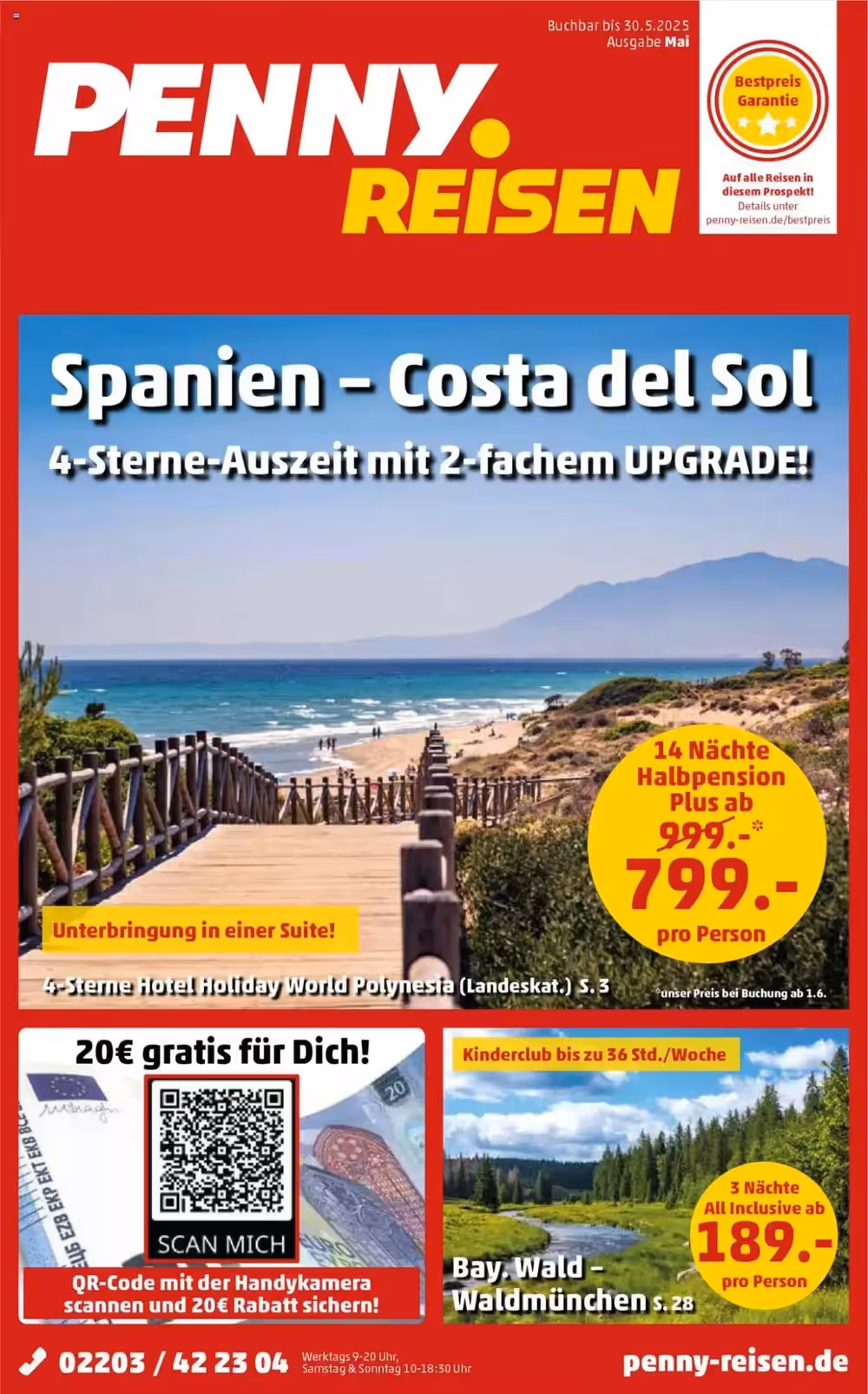 Penny Reisen Prospekt (ab 01.05.2025) zum Blättern - Seite 1