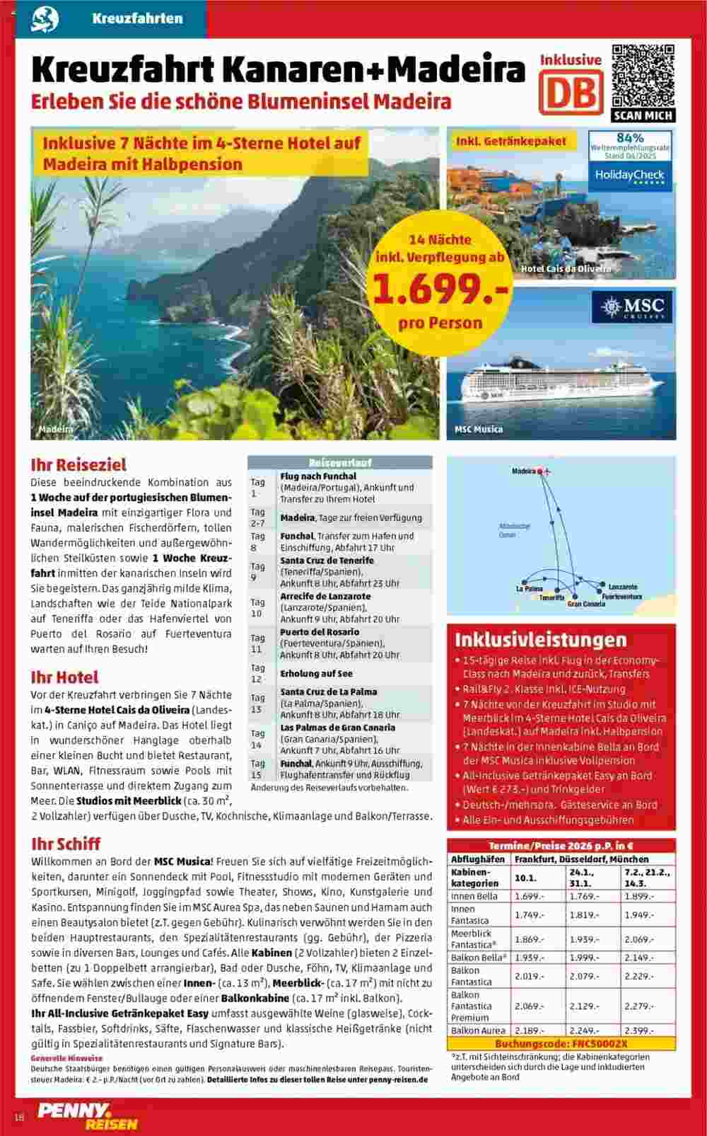 Penny Reisen Prospekt (ab 01.05.2025) zum Blättern - Seite 18