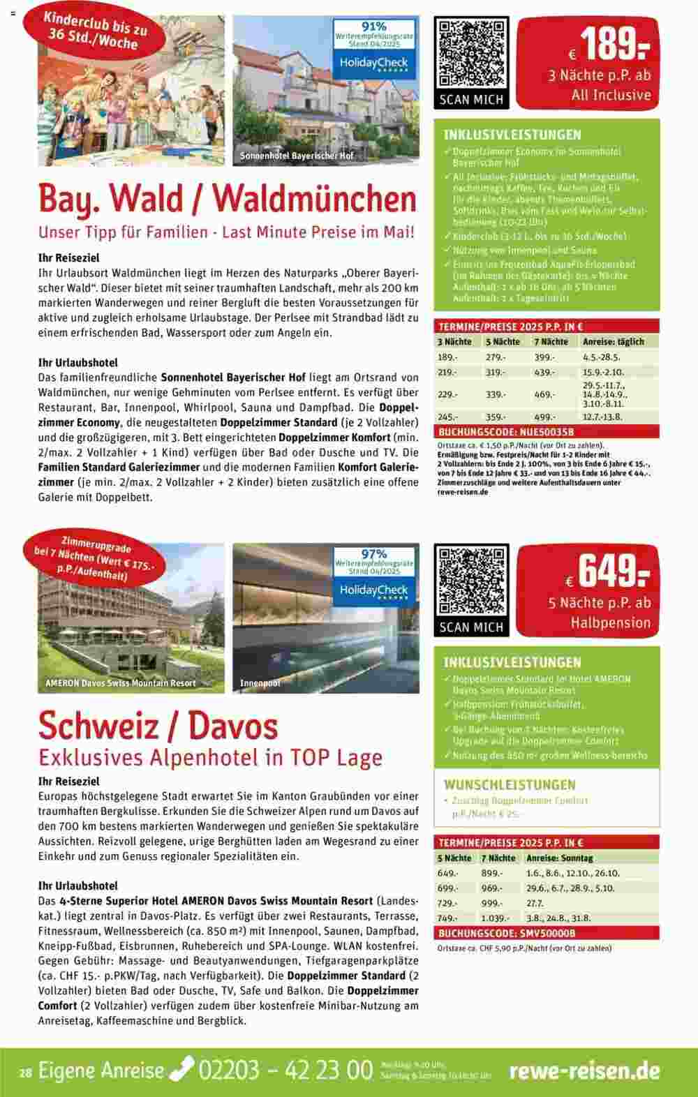 REWE Reisen Prospekt (ab 01.05.2025) zum Blättern - Seite 28