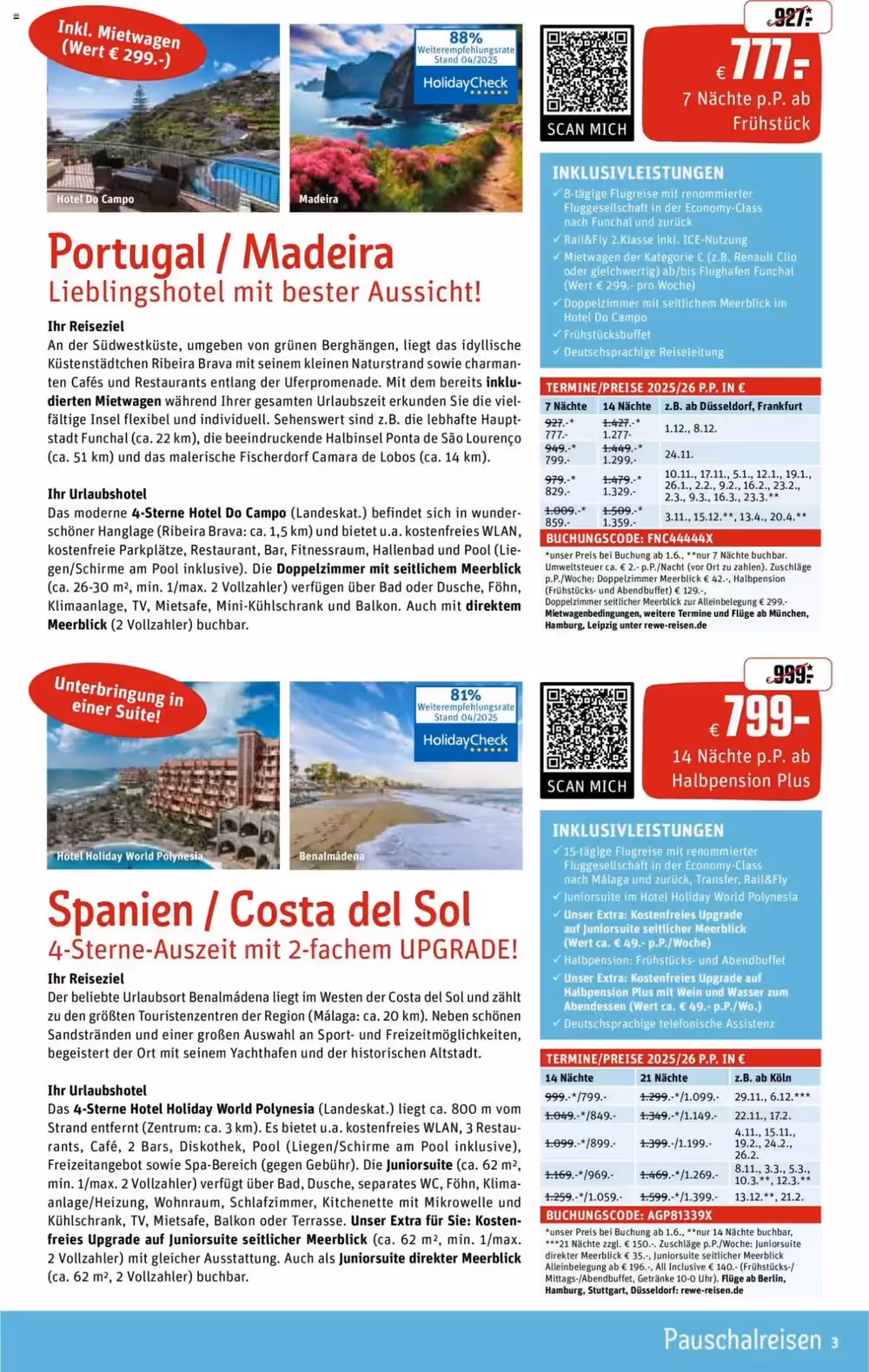 REWE Reisen Prospekt (ab 01.05.2025) zum Blättern - Seite 3