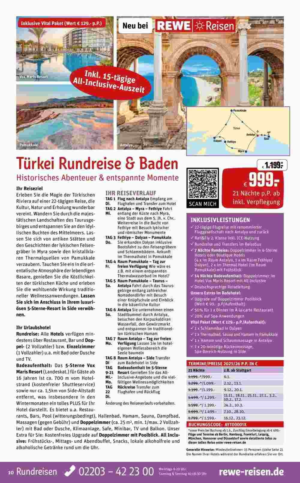 Netto Reisen Prospekt (ab 01.05.2025) zum Blättern - Seite 10