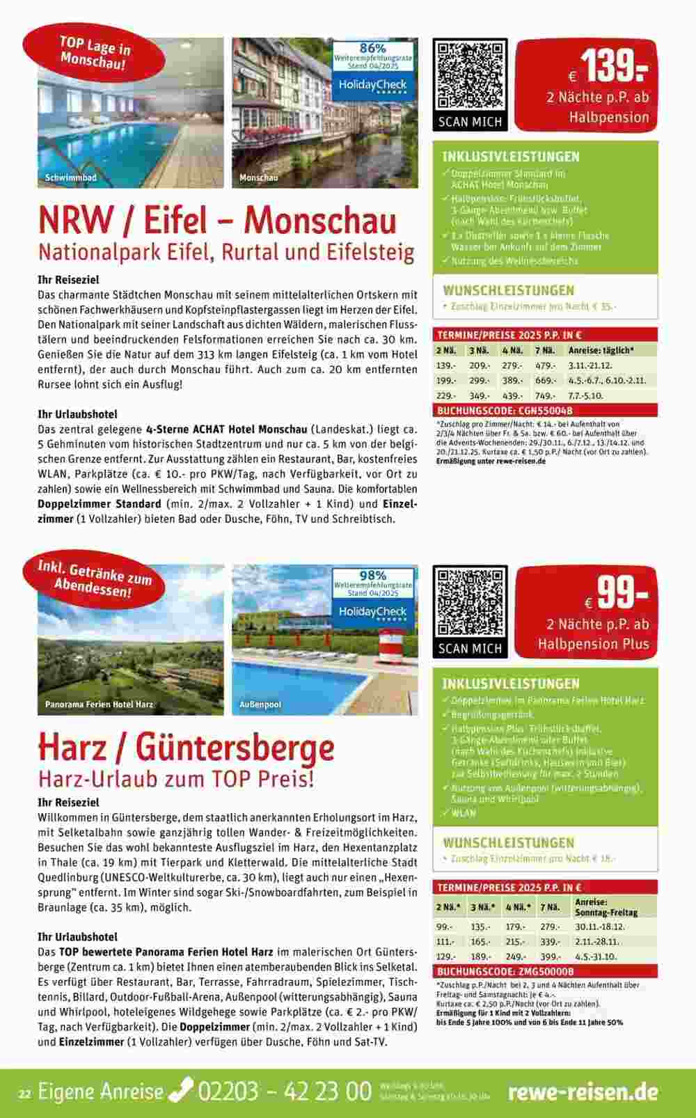 Netto Reisen Prospekt (ab 01.05.2025) zum Blättern - Seite 22