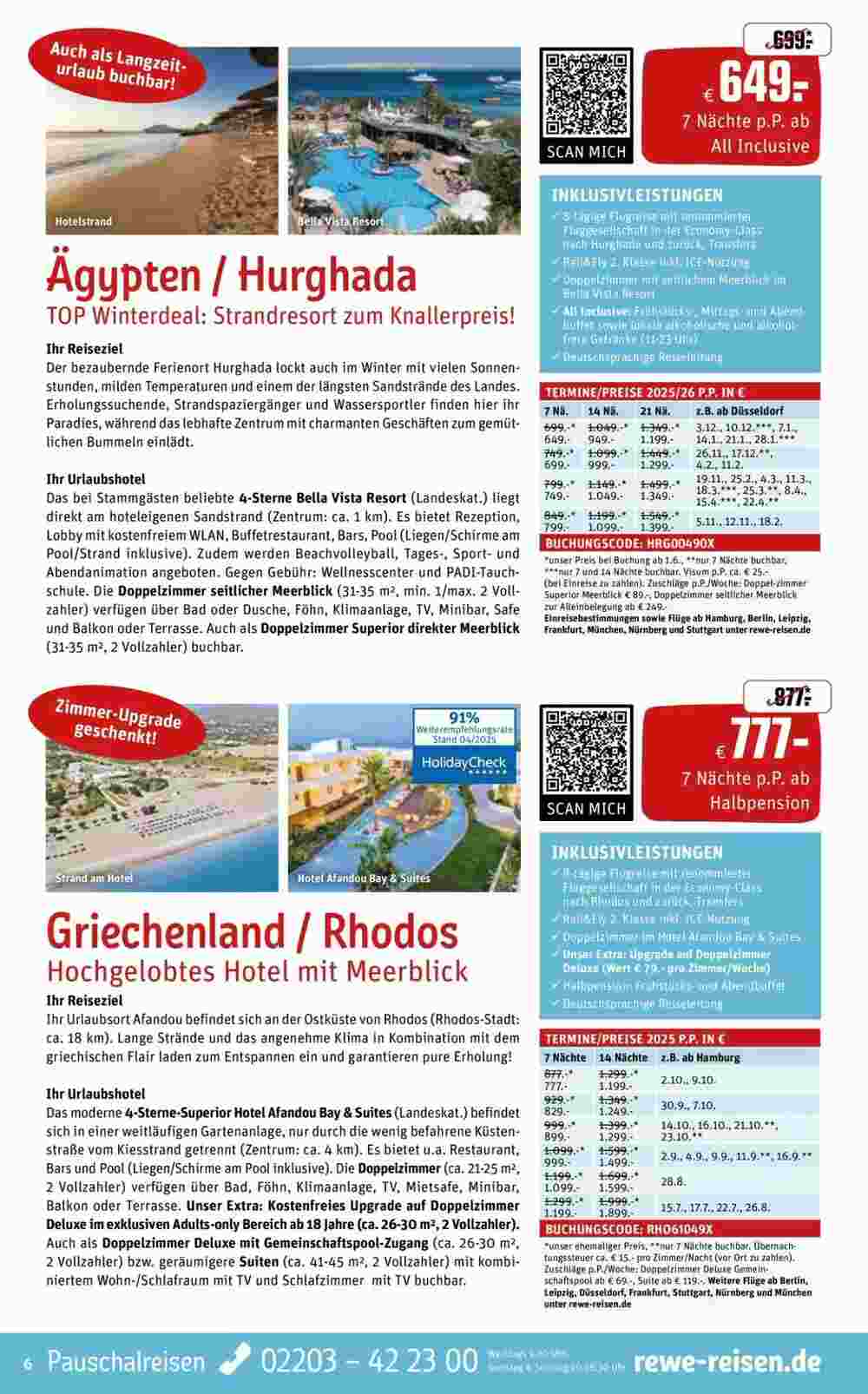 Netto Reisen Prospekt (ab 01.05.2025) zum Blättern - Seite 6
