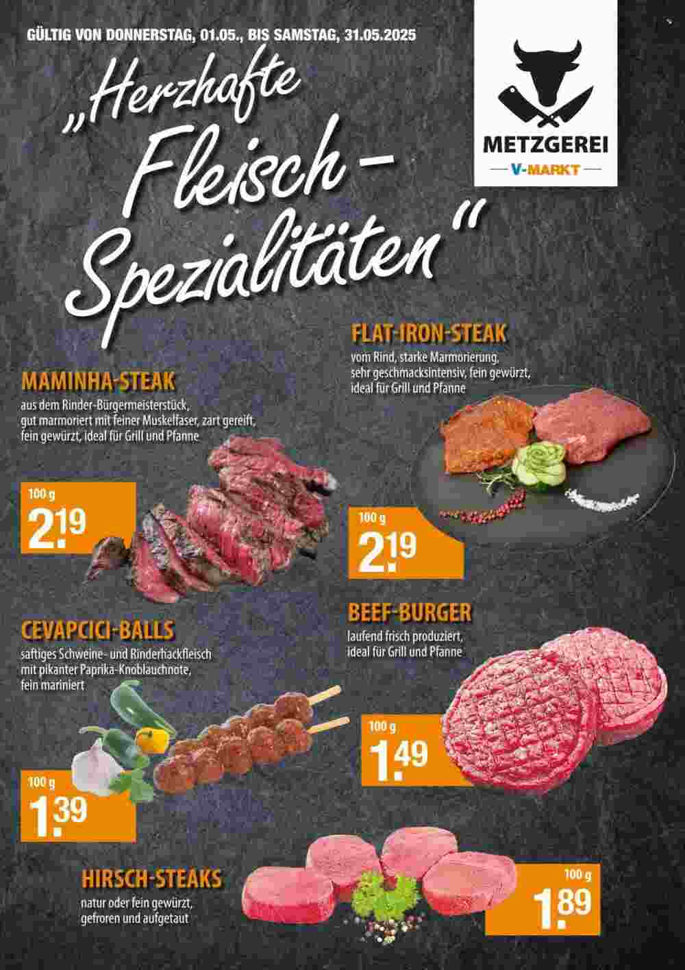 V Markt Prospekt (ab 01.05.2025) zum Blättern - Seite 1