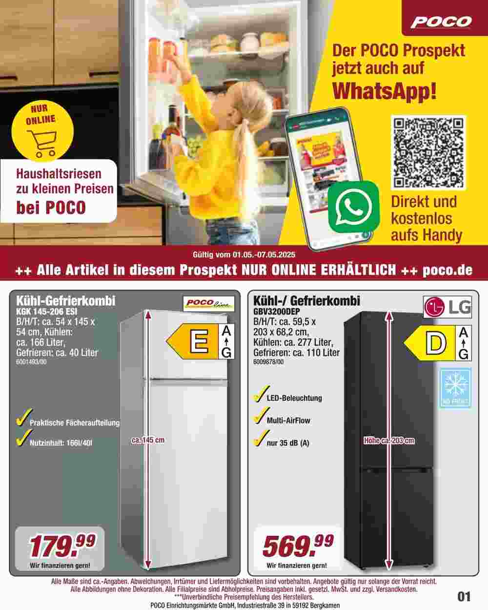 Poco Prospekt (ab 01.05.2025) zum Blättern - Seite 1