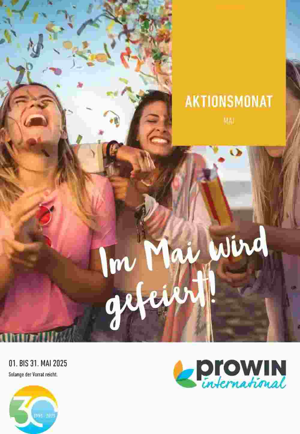 Prowin Prospekt (ab 01.05.2025) zum Blättern - Seite 1