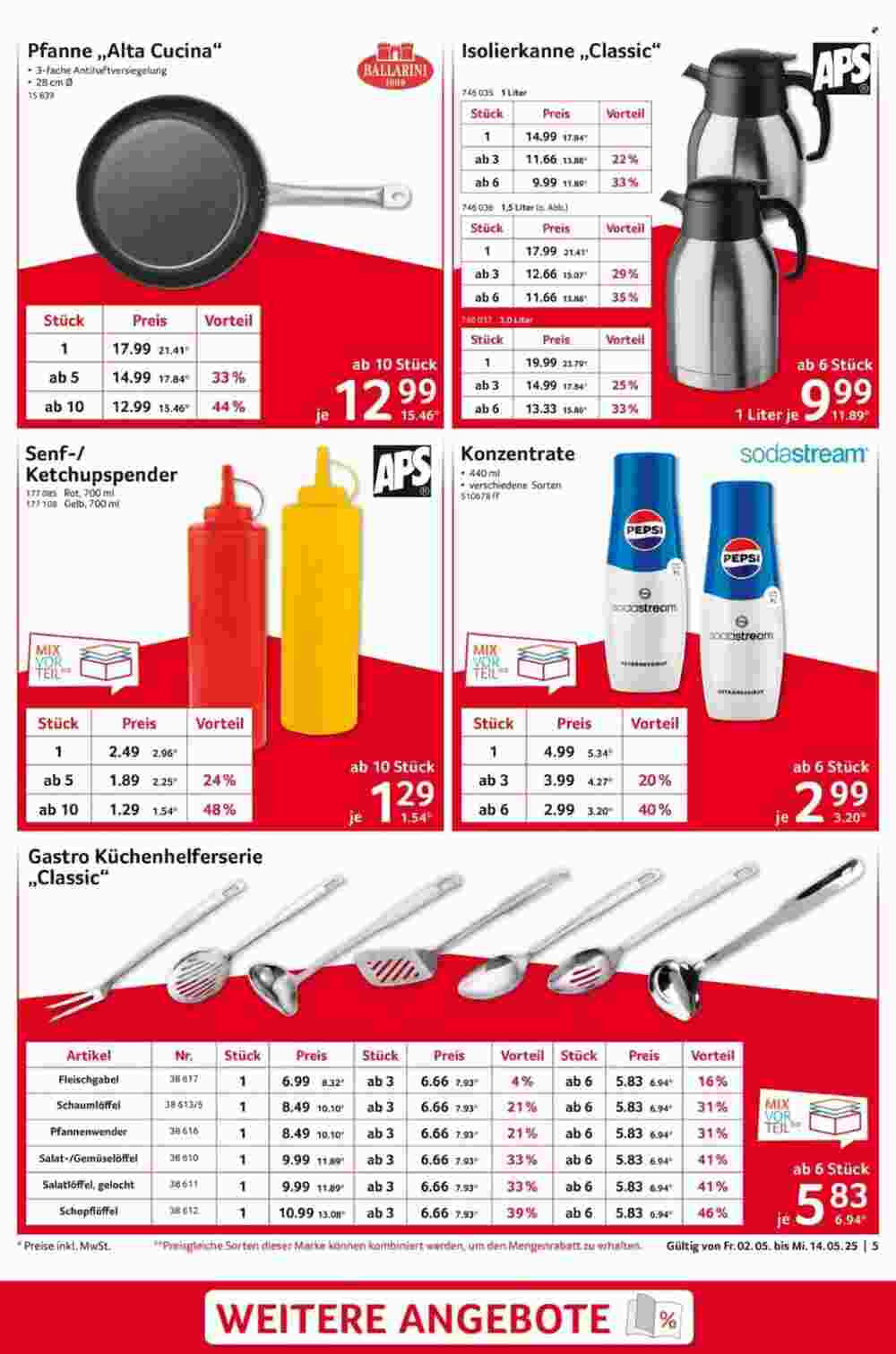 Selgros Prospekt (ab 02.05.2025) zum Blättern - Seite 5