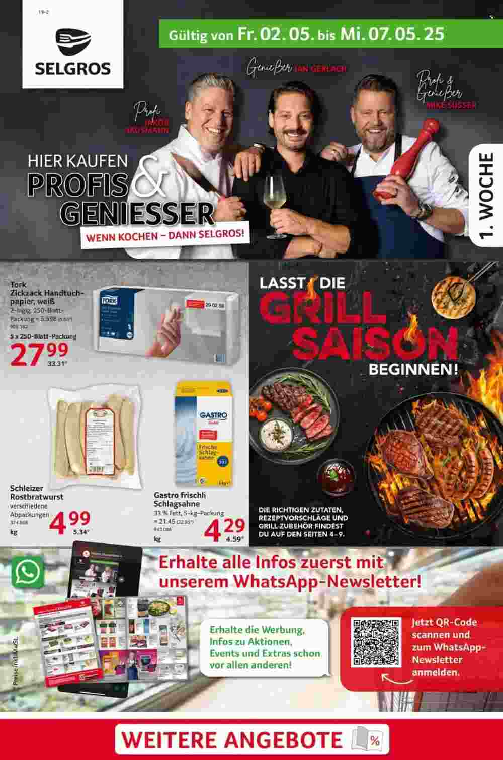 Selgros Prospekt (ab 02.05.2025) zum Blättern - Seite 1