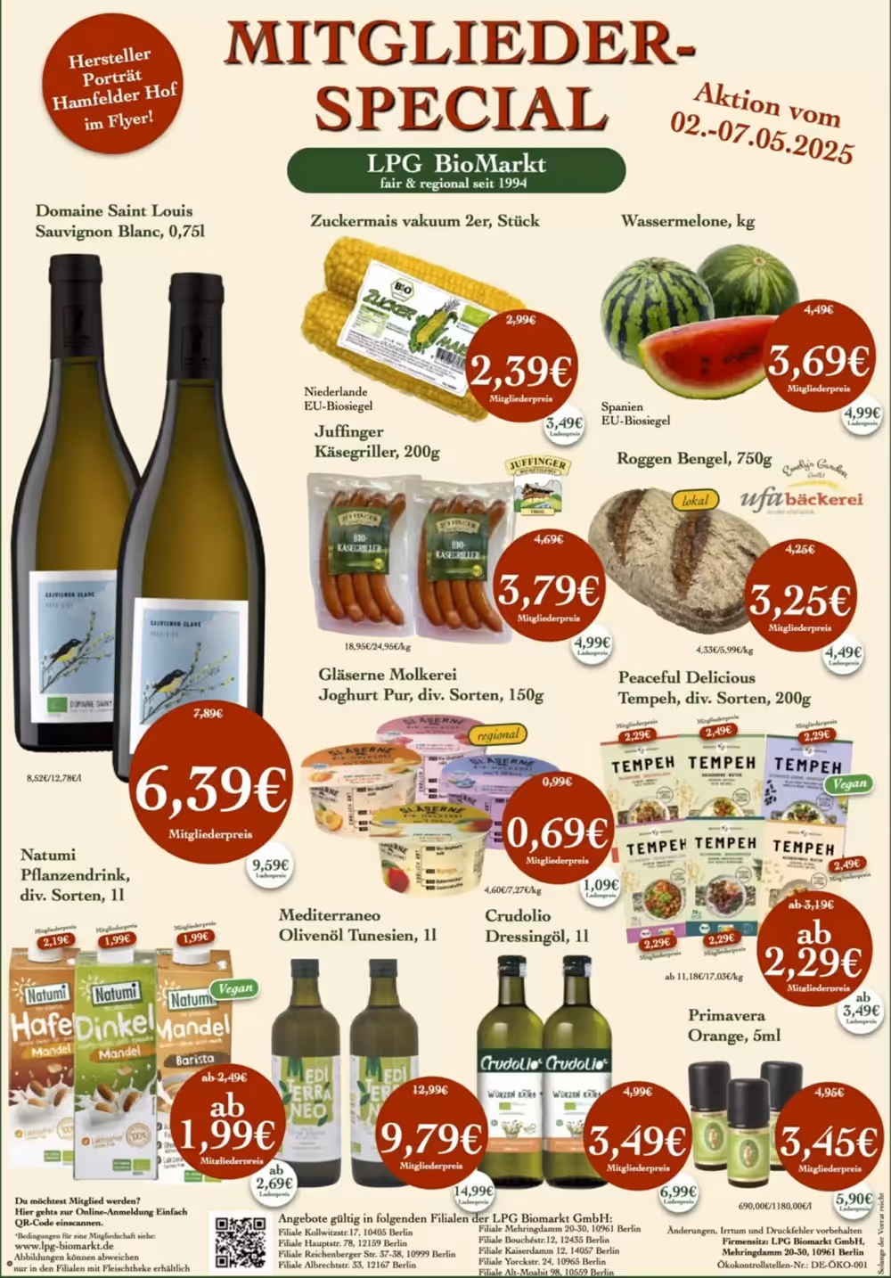 LPG Biomarkt Prospekt (ab 02.05.2025) zum Blättern - Seite 1