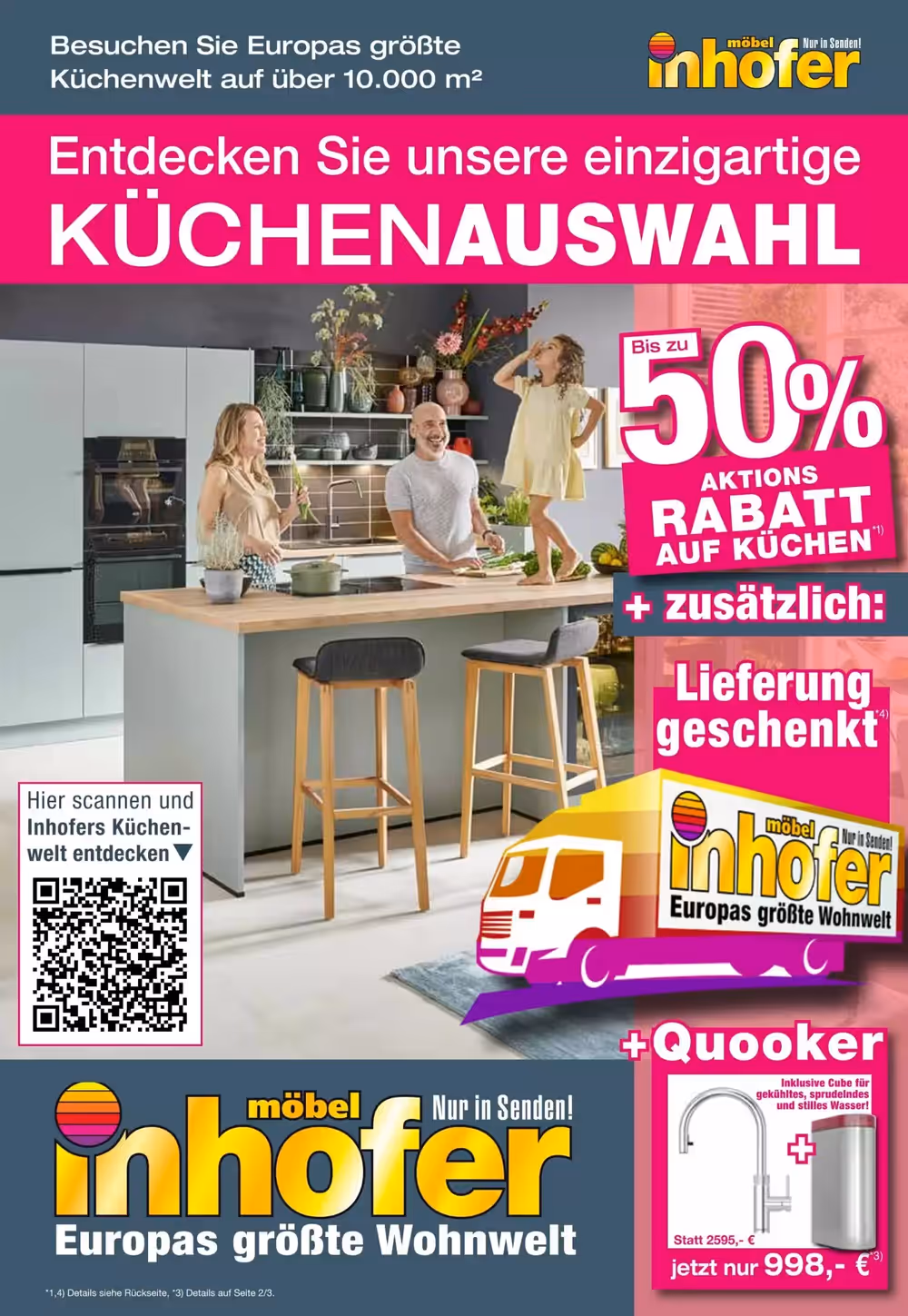 Möbel Inhofer Prospekt (ab 02.05.2025) zum Blättern - Seite 1