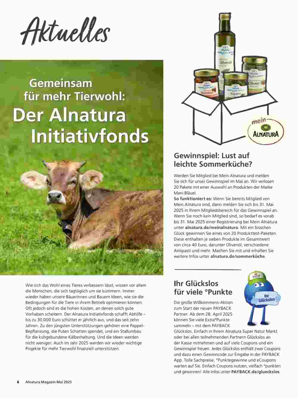 Alnatura Prospekt (ab 02.05.2025) zum Blättern - Seite 6