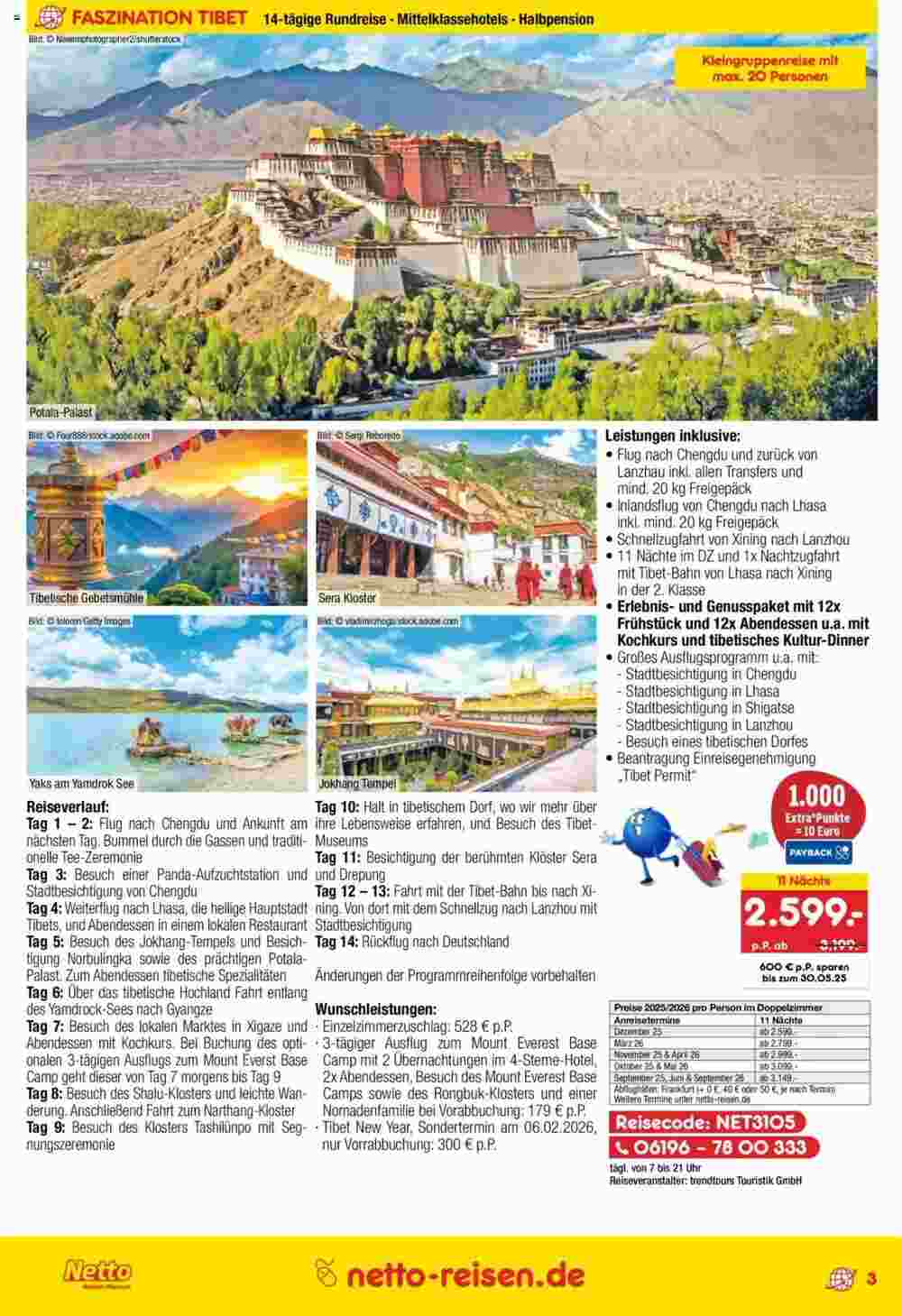 Netto Reisen Prospekt (ab 02.05.2025) zum Blättern - Seite 3