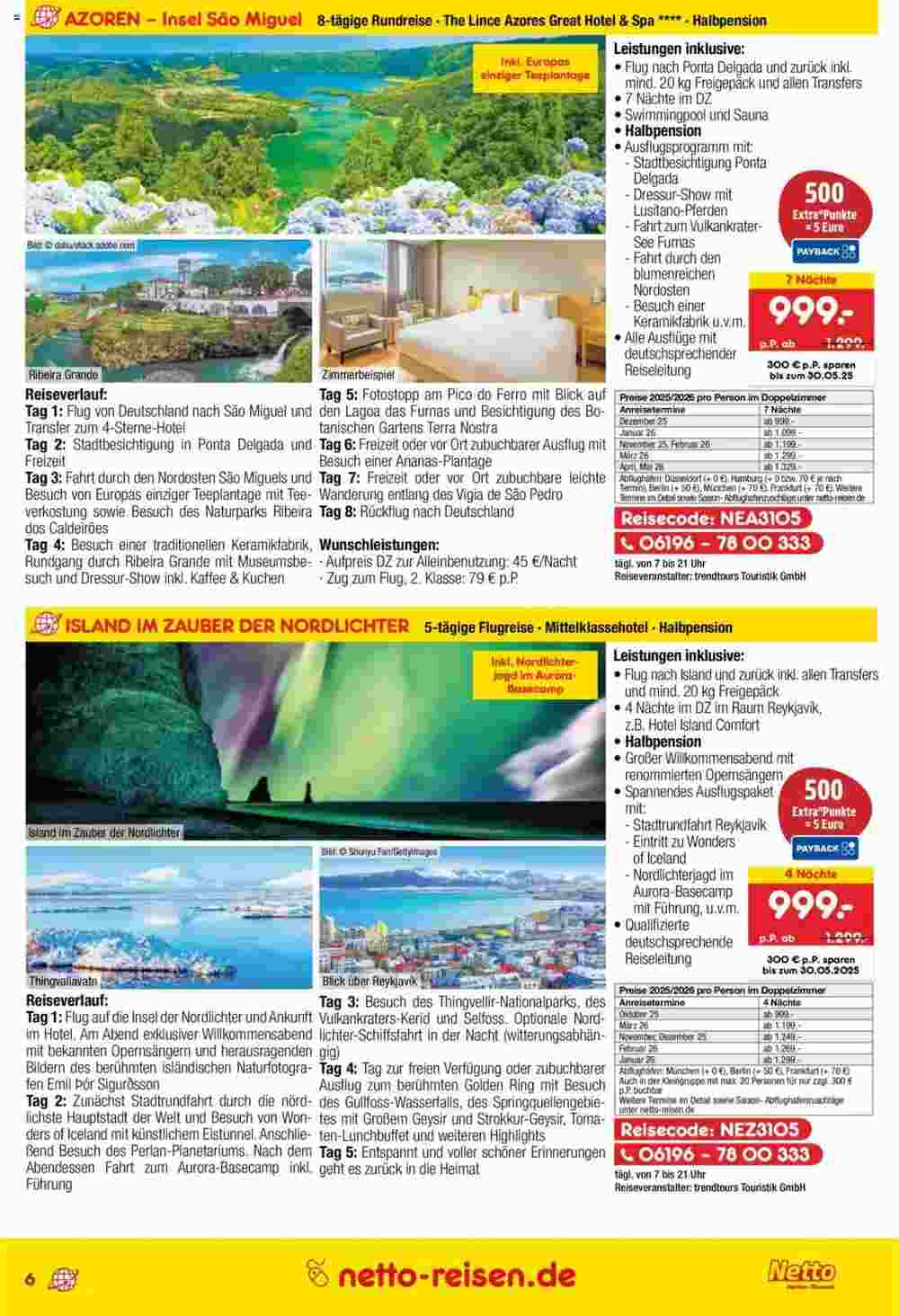 Netto Reisen Prospekt (ab 02.05.2025) zum Blättern - Seite 6