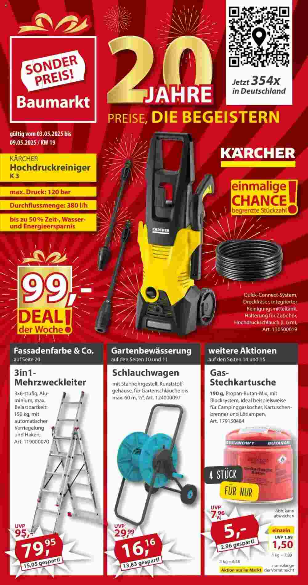Sonderpreis Baumarkt Prospekt (ab 03.05.2025) zum Blättern - Seite 1